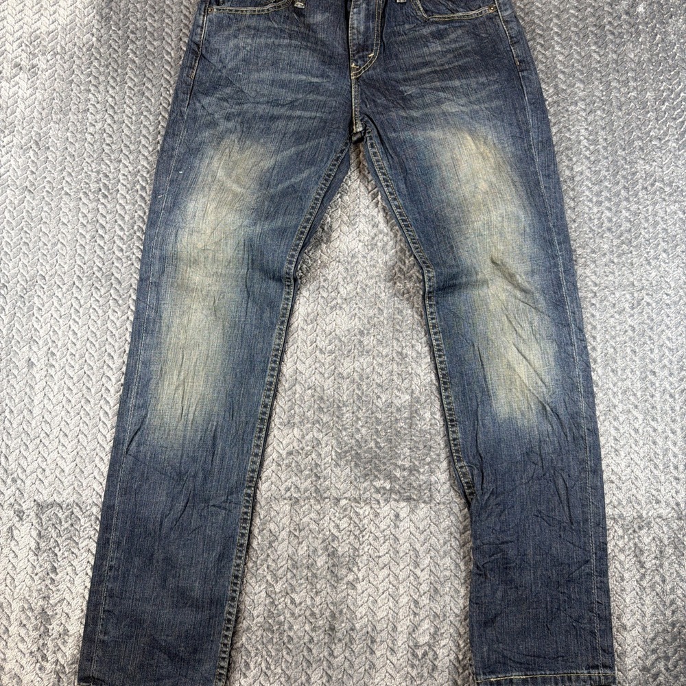 Levi Strauss 511 Slim Fit Dark Wash Mens Jeans 30x30 Cotton‎ Blend